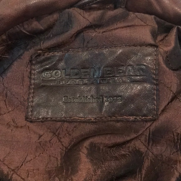 Golden Bear Leather Jacket - Picture 4 of 4